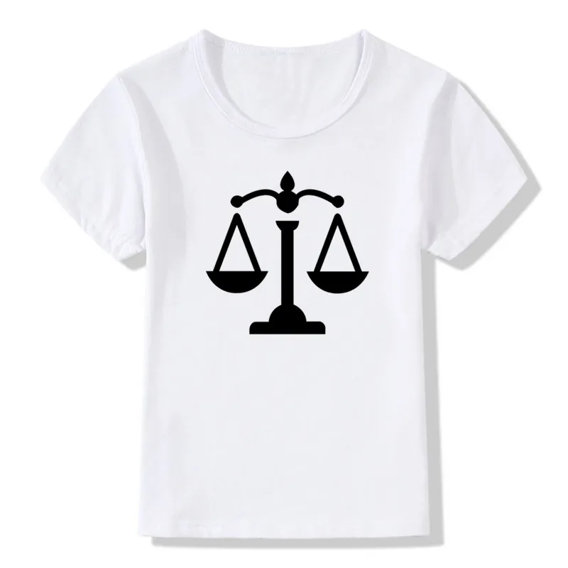 Image 2017 Children Print Lawyer Funny T shirt O Neck Short Sleeves Summer Kids Boy Girl Hipster Casual Top Tee Baby T Shirt HKP492
