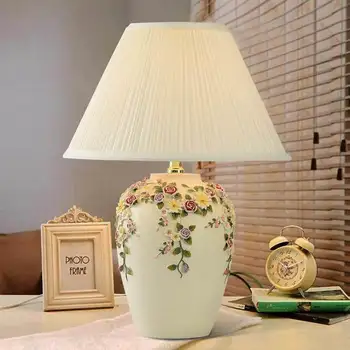 Fabric Art Led Table Lamp European Pastoral Creative Bedroom Cloth Bedside Lamp Room Hotel Room Decoration Home Deco Art Deco
Fabric Art Led Table Lamp European Pastoral Creative Bedroom Cloth Bedside Lamp Room Hotel Room Decoration Home Deco Art Deco