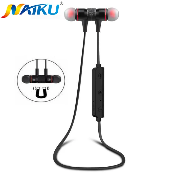 Image Bluetooth Headphones NAIKU M9 Wireless In Ear Noise Reduction earphone with Microphone Sweatproof Stereo Bluetooth Headset