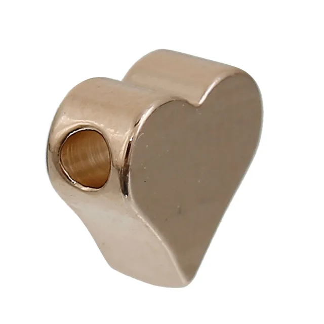 DoreenBeads – perles d'espacement de couleur cuivre Rose or argent, 5 pièces de 6mm x 5mm( 2/8 1