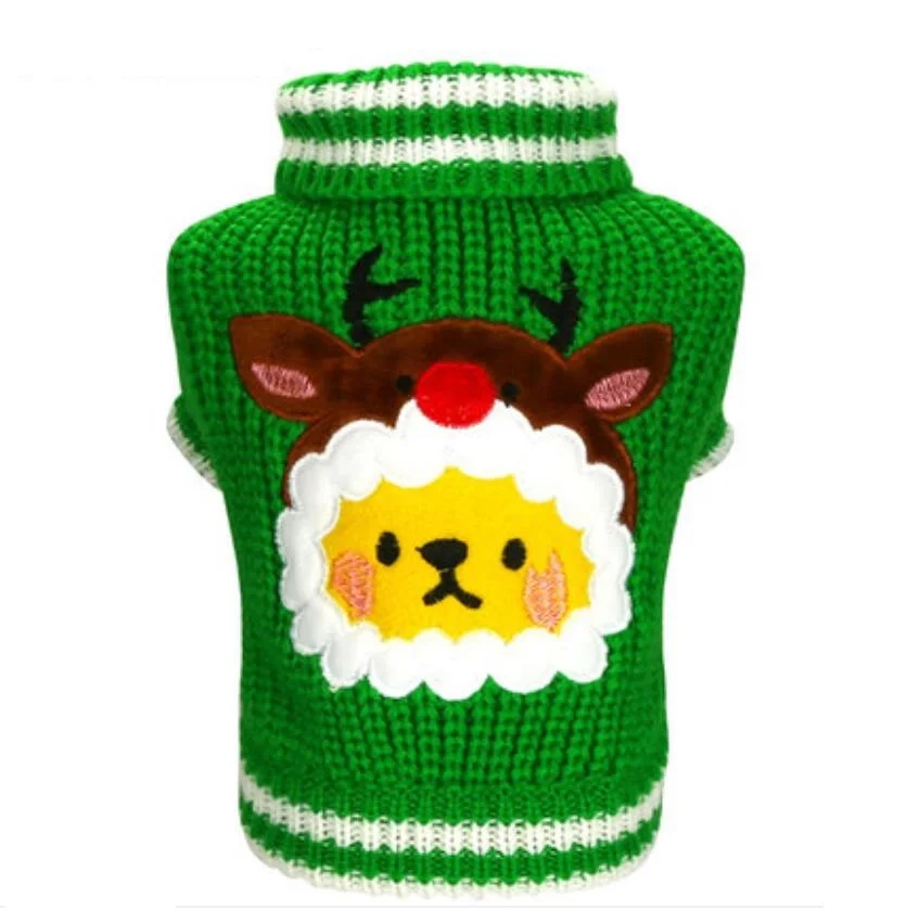 Dog Pet Clothes Christmas Santa Style Dog Sweater Cat Costume Jumper Vest XXS XS S M L 
Dog Pet Clothes Christmas Santa Style Dog Sweater Cat Costume Jumper Vest XXS XS S M L