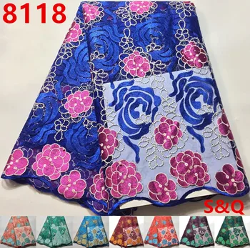 High quality 2017 popular fashion 5yards embroidery african mesh french lace african tull lace for nigerian wedding dress 8118
High quality 2017 popular fashion 5yards embroidery african mesh french lace african tull lace for nigerian wedding dress 8118