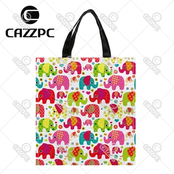 Colorful Seamless Retro Elephant Kids Pattern Print Custom individual waterproof Nylon Fabric shopping bag gift bag Pack of 2
Colorful Seamless Retro Elephant Kids Pattern Print Custom individual waterproof Nylon Fabric shopping bag gift bag Pack of 2