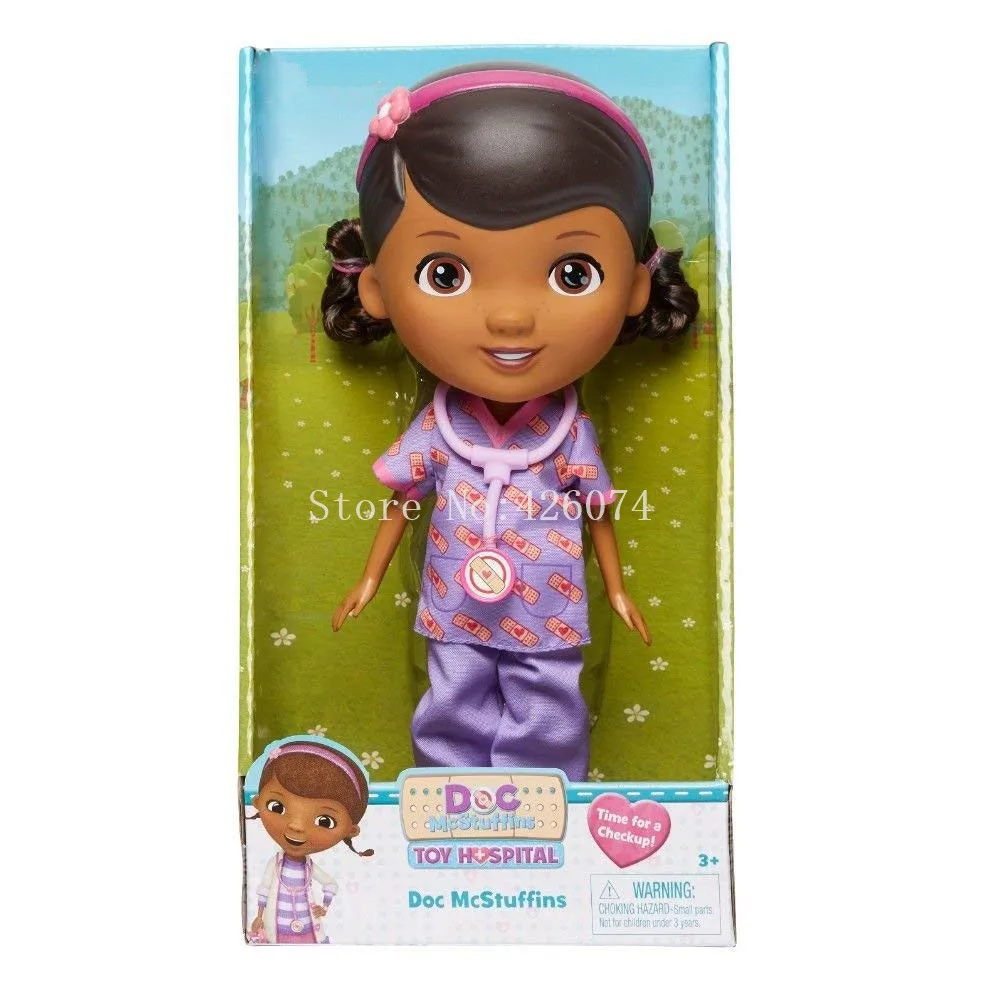 New Doc McStuffins with Stethoscope P Figure Dolls For Girls 23CM Kids Toys Children Christmas Gifts
New Doc McStuffins with Stethoscope P Figure Dolls For Girls 23CM Kids Toys Children Christmas Gifts
