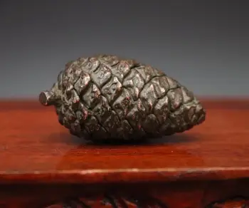 China 100% pure red Copper Handwork lifelike pine nut pinecone pine cone Statue kids toys small statue Decoration Home Gift
China 100% pure red Copper Handwork lifelike pine nut pinecone pine cone Statue kids toys small statue Decoration Home Gift
