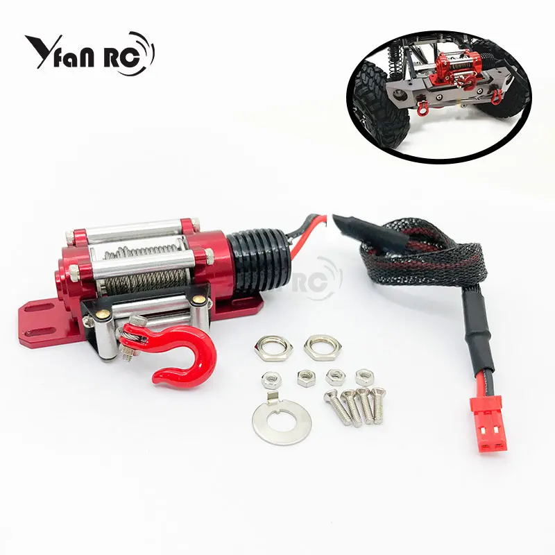 TRX4 Metal Steel Wired Automatic Simulated Winch with Switch for 1/10 HSP Redcat HPI Axial SCX10 RC4WD D90 RC F66
TRX4 Metal Steel Wired Automatic Simulated Winch with Switch for 1/10 HSP Redcat HPI Axial SCX10 RC4WD D90 RC F66