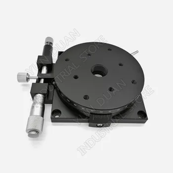 R Axis Sliding Table 100MM 4" Manual 360 Degree Heavy Load RotaryMicrometer Precision Adjust Angle Platform Optical RSP100-L
R Axis Sliding Table 100MM 4" Manual 360 Degree Heavy Load RotaryMicrometer Precision Adjust Angle Platform Optical RSP100-L