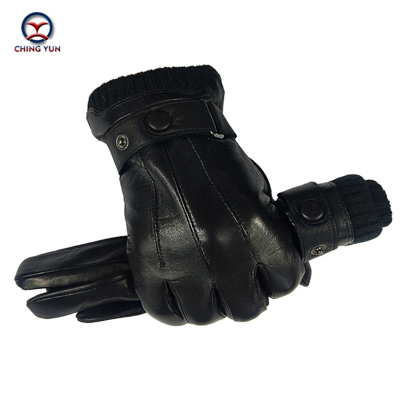 CHING YUN New Winter man sheepskin leather gloves male warm soft men's gloves black men mittens 70% wool lining large size glove
CHING YUN New Winter man sheepskin leather gloves male warm soft men's gloves black men mittens 70% wool lining large size glove