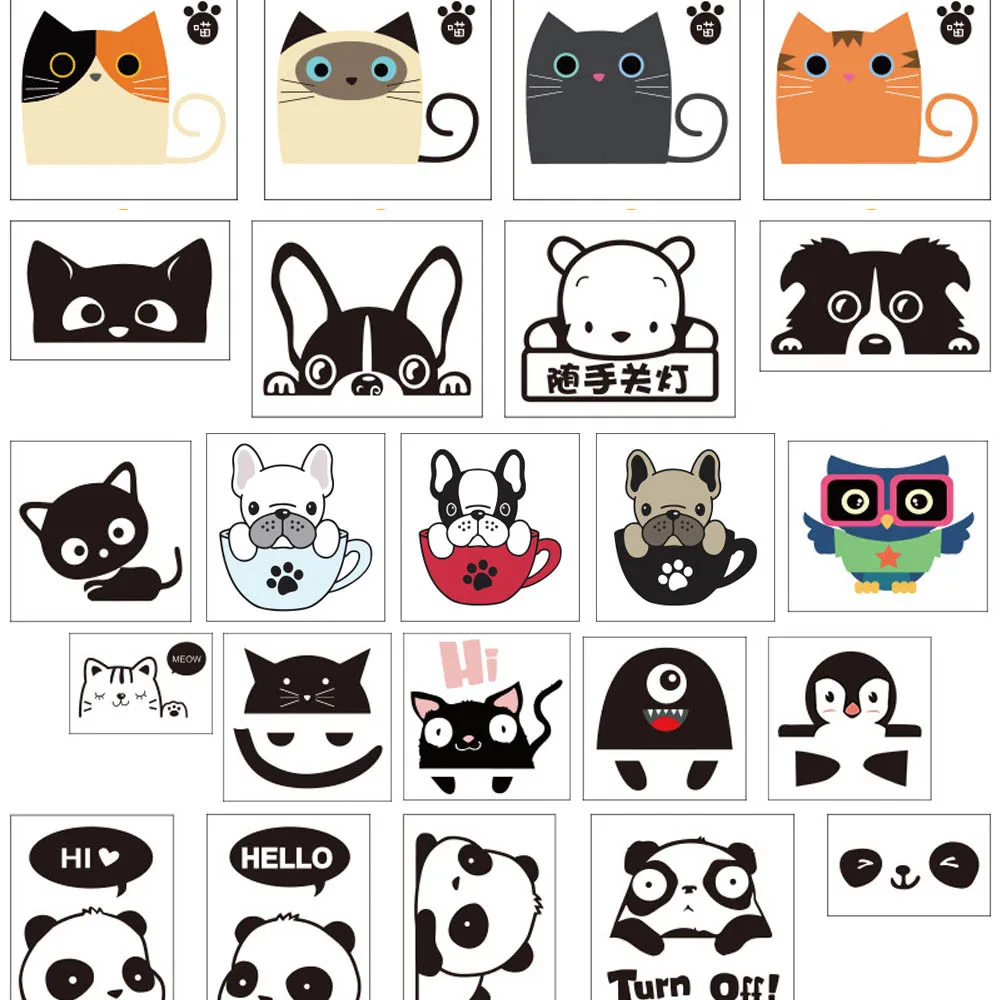 DIY Funny Cute Black Cat French BullDog Animals Switch Decal Wall Stickers Home Decals Bedroom Kids Room Light Parlor Decor
DIY Funny Cute Black Cat French BullDog Animals Switch Decal Wall Stickers Home Decals Bedroom Kids Room Light Parlor Decor