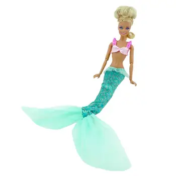 Fairy Tale Mermaid Outfit Sea Princess Dress Up Pink Bra + Green Fishtail Clothes For Barbie Doll Kurhn Accessories
Fairy Tale Mermaid Outfit Sea Princess Dress Up Pink Bra + Green Fishtail Clothes For Barbie Doll Kurhn Accessories