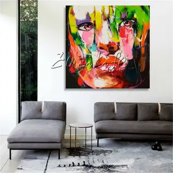 Palette knife painting portrait Palette knife Face Oil painting Impasto figure on canvas Hand painted Francoise Nielly 5
Palette knife painting portrait Palette knife Face Oil painting Impasto figure on canvas Hand painted Francoise Nielly 5