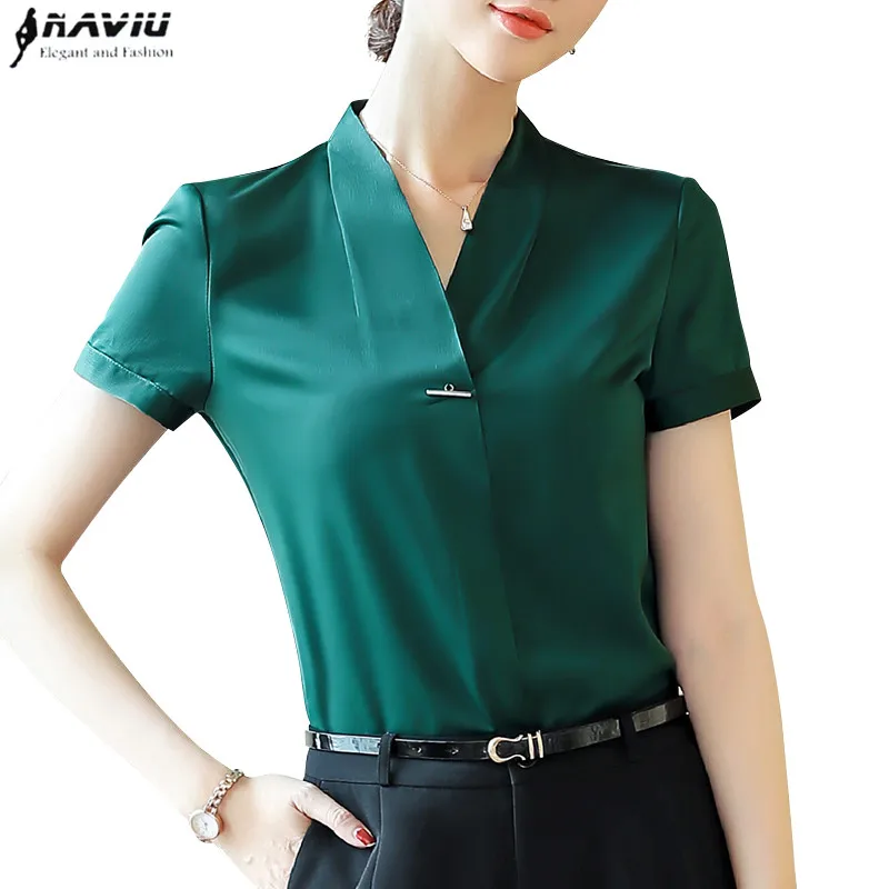 Naviu new fashion womens tops and blouses for summer V Neck short sleeve plus size shirt blusas mujer de moda 2019
Naviu new fashion womens tops and blouses for summer V Neck short sleeve plus size shirt blusas mujer de moda 2019