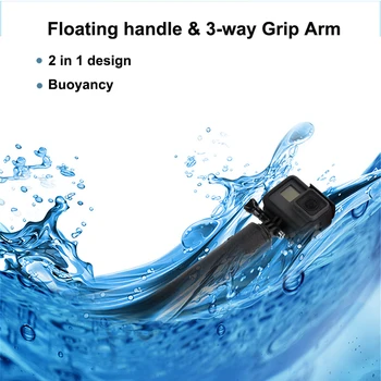TELESIN surfing Floated Handle 3-Way Grip Tripod selfie stick monopod for GoPro hero 7 6 5 gopro7 yi 4k water sports activity
TELESIN surfing Floated Handle 3-Way Grip Tripod selfie stick monopod for GoPro hero 7 6 5 gopro7 yi 4k water sports activity