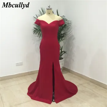 Mbcullyd Sexy Split Mermaid Bridesmaid Dresses 2019 Formal Long Sweep Train Prom Dress Cheap Under 100 Vestidos de fiesta
Mbcullyd Sexy Split Mermaid Bridesmaid Dresses 2019 Formal Long Sweep Train Prom Dress Cheap Under 100 Vestidos de fiesta