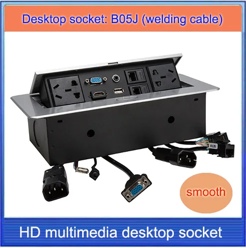 Tabletop socket /hidden/VGA, 3.5 audio,HDMI, USB, network,RJ45 ,CABLE Information outlet box /High-grade desktop socket /B05J
Tabletop socket /hidden/VGA, 3.5 audio,HDMI, USB, network,RJ45 ,CABLE Information outlet box /High-grade desktop socket /B05J