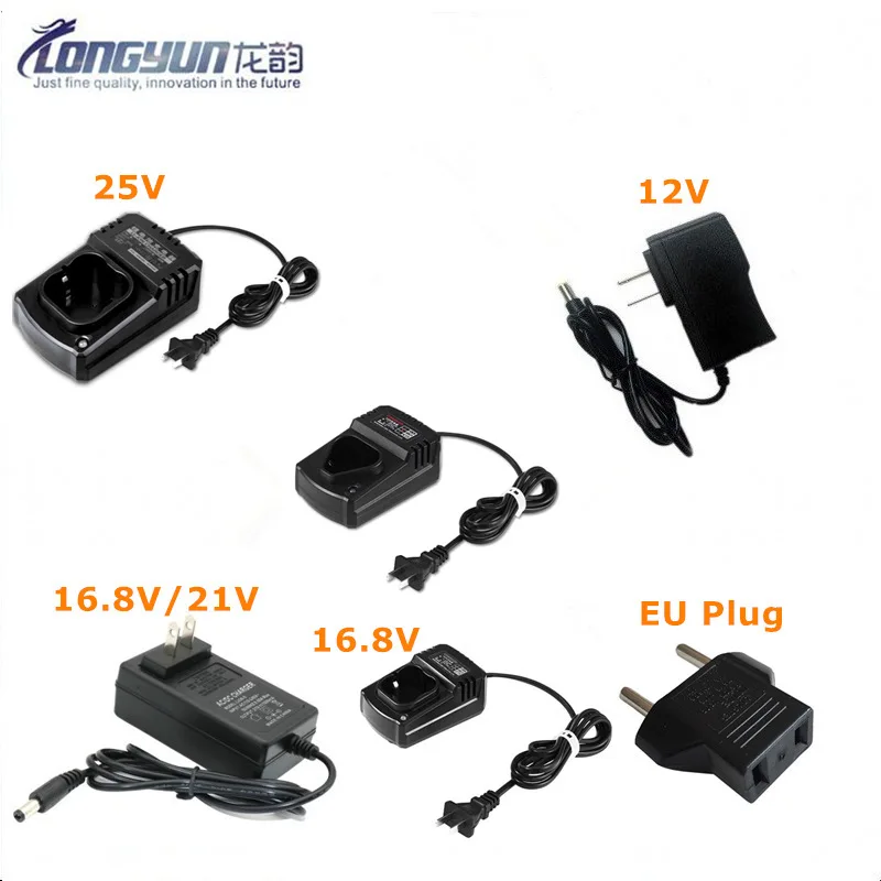 12V 16.8V electric drill 18650 lithium battery charger 21V 25V electric screwdriver charger adapter Power tool accessories
12V 16.8V electric drill 18650 lithium battery charger 21V 25V electric screwdriver charger adapter Power tool accessories