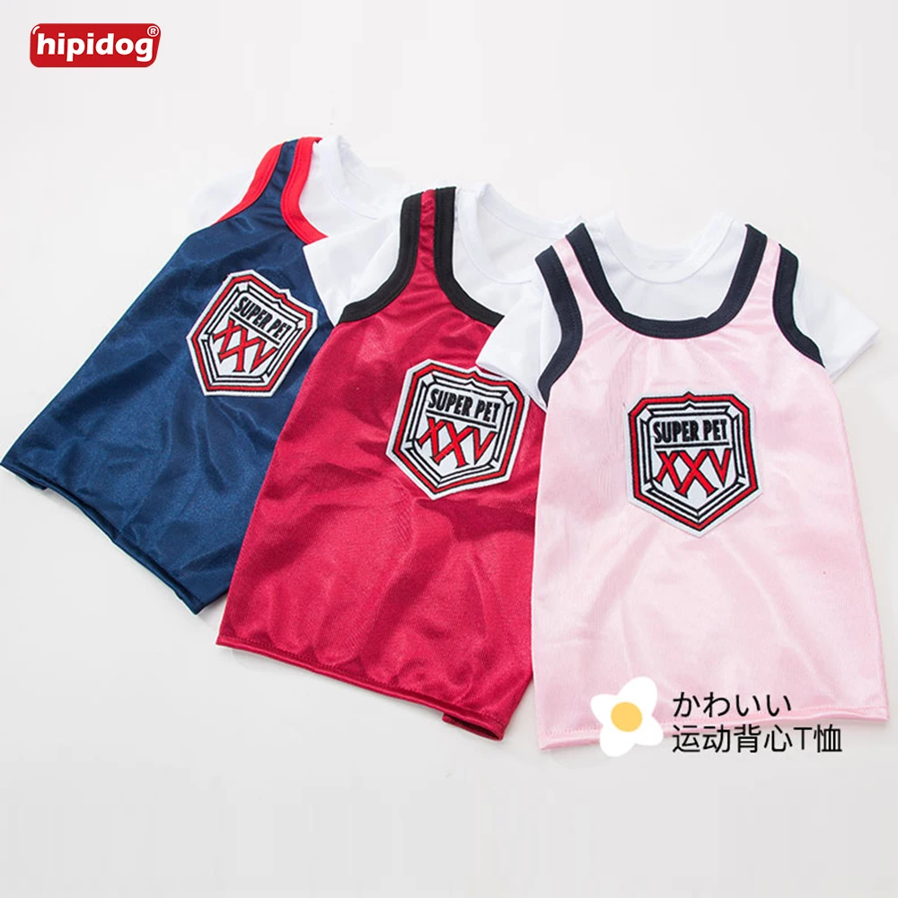 Hipidog Pet Cat Dog Elastic Stitching Sports Vest Spring Summer Fashion T-Shirt Breathable Apparel Clothes for Small Dog Teddy
Hipidog Pet Cat Dog Elastic Stitching Sports Vest Spring Summer Fashion T-Shirt Breathable Apparel Clothes for Small Dog Teddy