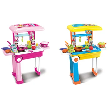 MrY Kids Kitchenware Toys Portable Early Educational Toy Kitchenware Tool Make Up Miniature Pretend Play House Toys Suitcase Set
MrY Kids Kitchenware Toys Portable Early Educational Toy Kitchenware Tool Make Up Miniature Pretend Play House Toys Suitcase Set