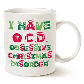 Cute Christmas Gifts, Tacky Obsessive Christmas Disorder Coffee Mugs, Best Christmas Gifts for family Ceramic Cup White, 11 Oz
Cute Christmas Gifts, Tacky Obsessive Christmas Disorder Coffee Mugs, Best Christmas Gifts for family Ceramic Cup White, 11 Oz