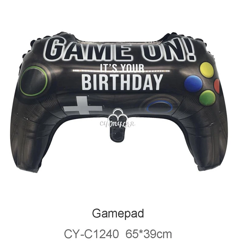 65*39cm Gamepad Mylar Foil Balloon Gamepad Joystick Balloon Birthday Party Decor Kids Toys
65*39cm Gamepad Mylar Foil Balloon Gamepad Joystick Balloon Birthday Party Decor Kids Toys
