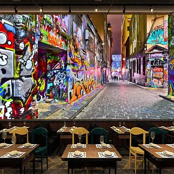 Custom 3D Photo Wallpaper Murals Street Graffiti Personality Art Wall Painting 3D Stereoscopic Expansion Space Bar Decor Mural
Custom 3D Photo Wallpaper Murals Street Graffiti Personality Art Wall Painting 3D Stereoscopic Expansion Space Bar Decor Mural