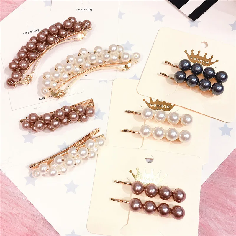 Korea Hair Accessories Flower Diamond Pearl Hair Clips For Girls Crystal Hair Accessories Hair Bows Hairpins Barrette 4
Korea Hair Accessories Flower Diamond Pearl Hair Clips For Girls Crystal Hair Accessories Hair Bows Hairpins Barrette 4
