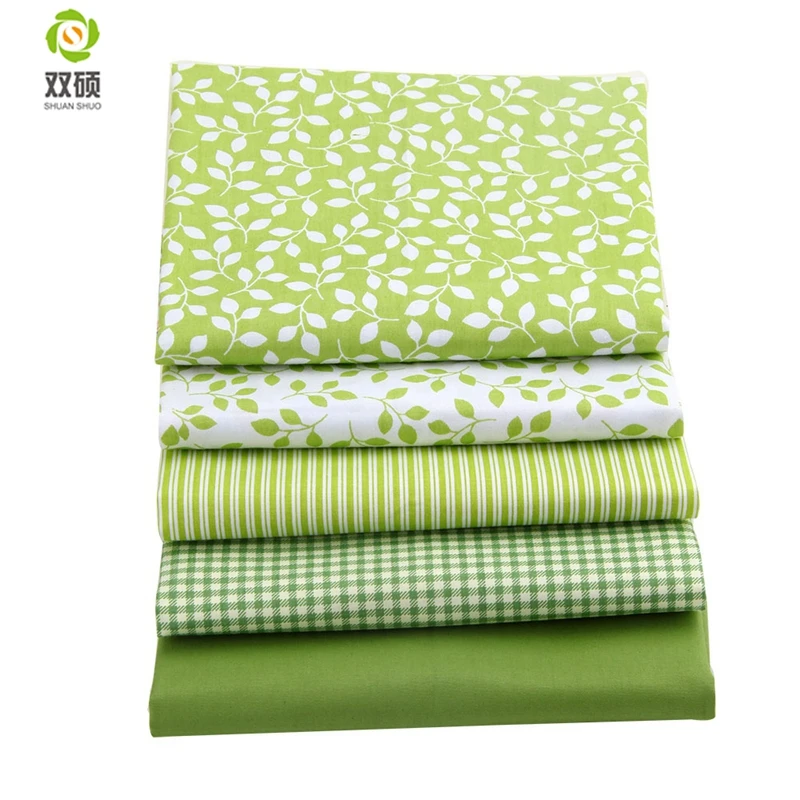 Shuanshuo Fresh Green Group Fat Quarter Patchwork Cloth Sewing Different Sizes 100% Cotton Meter Fabric 40*50CM 5PCS/LOT
Shuanshuo Fresh Green Group Fat Quarter Patchwork Cloth Sewing Different Sizes 100% Cotton Meter Fabric 40*50CM 5PCS/LOT