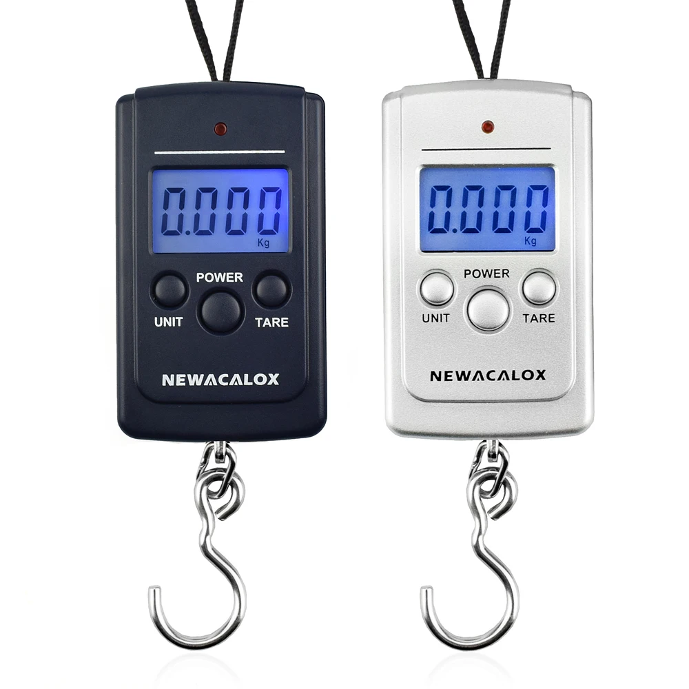 Mini Portable Digital Fishing Scale LCD Display Weighting Electronic Hook Travel Luggage 40kg 88lb Sadoun.com