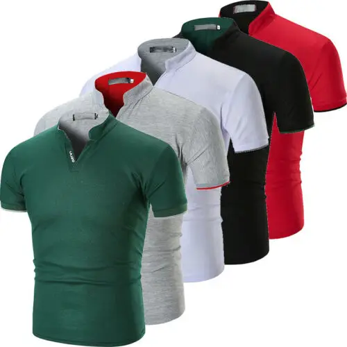 AU Mens Slim Fit Short Sleeve V-Neck Casual Cotton T-Shirt Tops Muscle Summer Tee Shirt
AU Mens Slim Fit Short Sleeve V-Neck Casual Cotton T-Shirt Tops Muscle Summer Tee Shirt