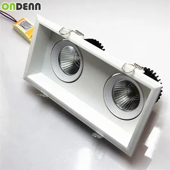 6X Dimmable COB LED2X15W LED Downlight Bean Pot lamp Double Slider Adjustable 30W LED Ceiling lamp Grille Lamp AC85-265V CE RoHS 
6X Dimmable COB LED2X15W LED Downlight Bean Pot lamp Double Slider Adjustable 30W LED Ceiling lamp Grille Lamp AC85-265V CE RoHS
