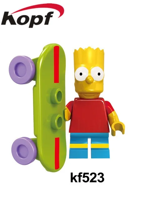 KF523 Single Sale Building Blocks Cartoon Series Figures Bart Melso Marge Pronton Mihouse Homer Model Action For Children Toys
KF523 Single Sale Building Blocks Cartoon Series Figures Bart Melso Marge Pronton Mihouse Homer Model Action For Children Toys