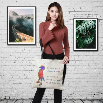 Cartoon Printing Women Shopping Bag shoulder bag Lady Handbag Pouch Zipper Closure Pocket Eco ote Linen Shopping Bag Reusable 
Cartoon Printing Women Shopping Bag shoulder bag Lady Handbag Pouch Zipper Closure Pocket Eco ote Linen Shopping Bag Reusable