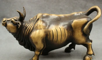 song voge gem S2583 8" Folk China Chinese Pure Bronze Copper Wealth JiXiang Bull Ox Statue Sculpture
song voge gem S2583 8" Folk China Chinese Pure Bronze Copper Wealth JiXiang Bull Ox Statue Sculpture