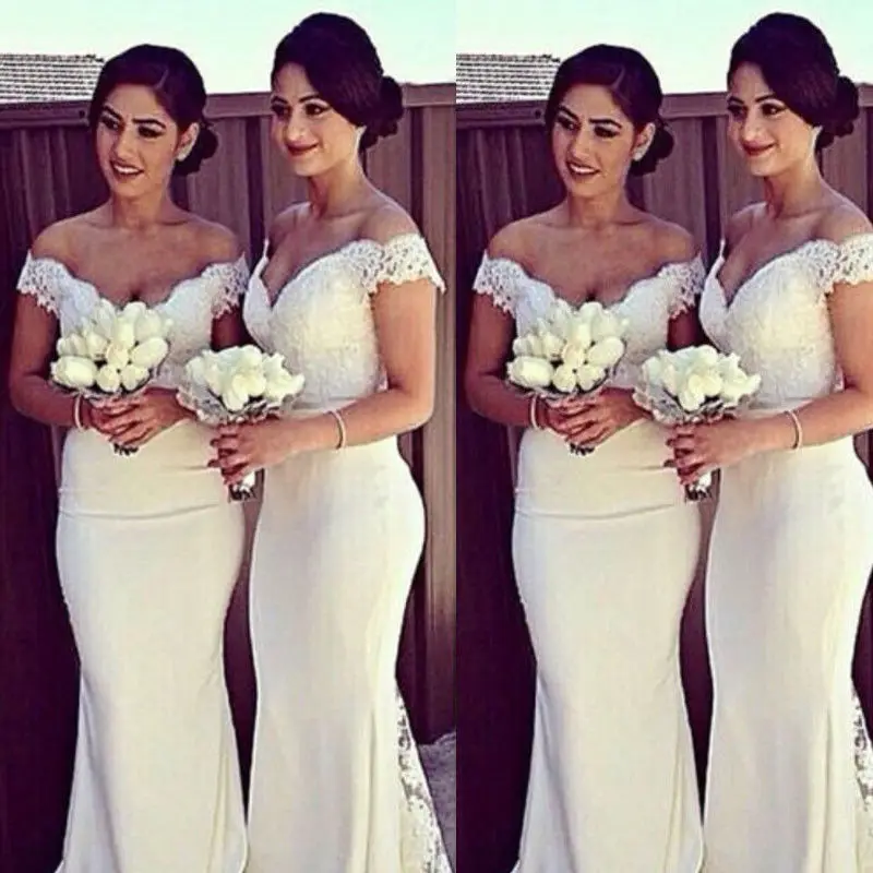 2018 Newly Fashion Formal Party Dress Women Clothes Off Shoulder Strapless Lace Floral White High Waist Floor-Length Dress
2018 Newly Fashion Formal Party Dress Women Clothes Off Shoulder Strapless Lace Floral White High Waist Floor-Length Dress