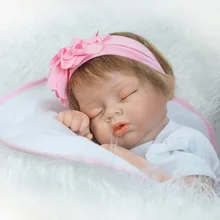 NPK brand princess girl doll reborn soft silicone baby born dolls cotton body with pacifier child doll gift bebe real bonecas