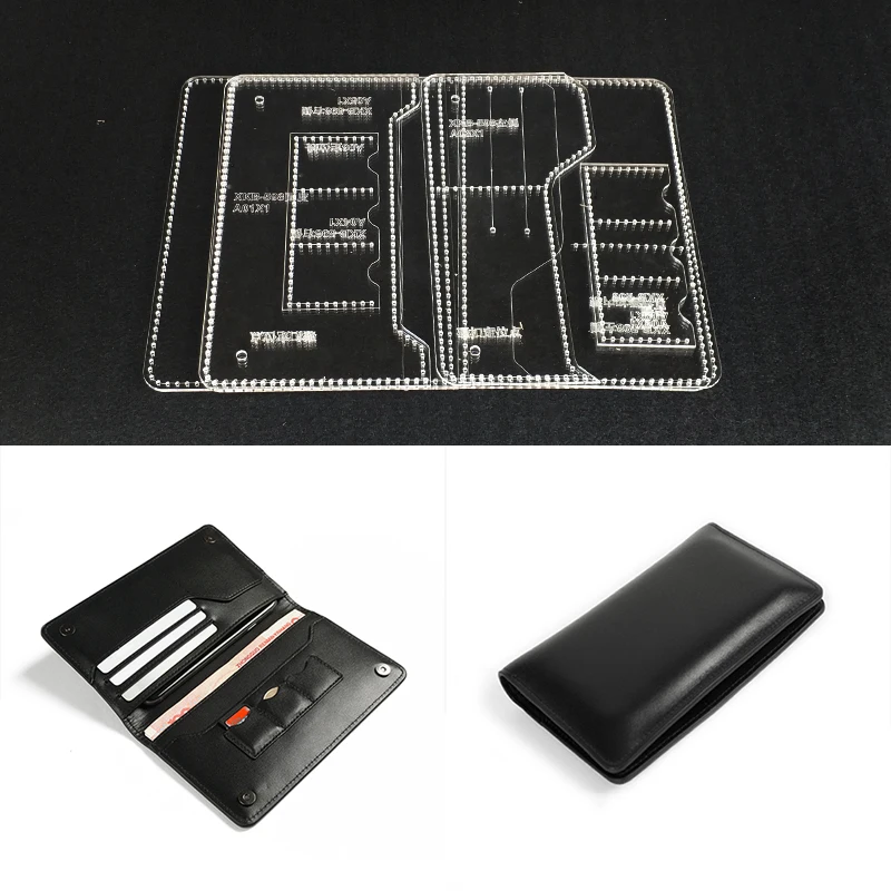 Clear Acrylic Stencil N Durable Wallet Leather Template DIY Leathercraft Long Wallet Purse Stencil Sewing Pattern 18x11x2cm
Clear Acrylic Stencil N Durable Wallet Leather Template DIY Leathercraft Long Wallet Purse Stencil Sewing Pattern 18x11x2cm