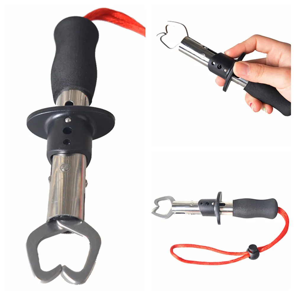 Outdoor Portable Fishing Gripper Stainless Steel Lock Fishing Lure Tackle Fish Lip Gripper Grabber Tool
Outdoor Portable Fishing Gripper Stainless Steel Lock Fishing Lure Tackle Fish Lip Gripper Grabber Tool