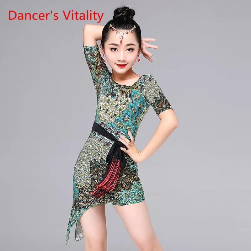2017New Girls Latin Skirts dress Tango Dress Latina Short Sleeves Latin Dance Children Kids Salsa/ Ramba/Tango Dancewear
2017New Girls Latin Skirts dress Tango Dress Latina Short Sleeves Latin Dance Children Kids Salsa/ Ramba/Tango Dancewear