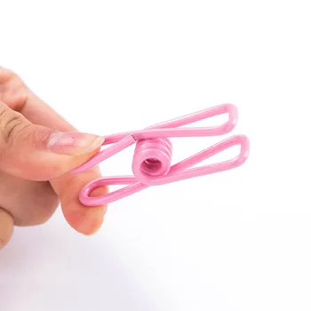 50 Pcs/Pack Wire Clip Clothes Clips Multi-purpose Windproof Clothespin Wire Clips Clothes Drying Hanger for Clothesline Utility 
50 Pcs/Pack Wire Clip Clothes Clips Multi-purpose Windproof Clothespin Wire Clips Clothes Drying Hanger for Clothesline Utility