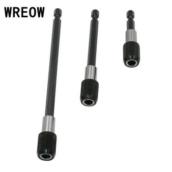 3pc Hex Quick Release Screwdriver Extension Rod Electric Drill Bit Holder Connection Rod Adapter Sleeve 60mm / 100mm /150mm
3pc Hex Quick Release Screwdriver Extension Rod Electric Drill Bit Holder Connection Rod Adapter Sleeve 60mm / 100mm /150mm