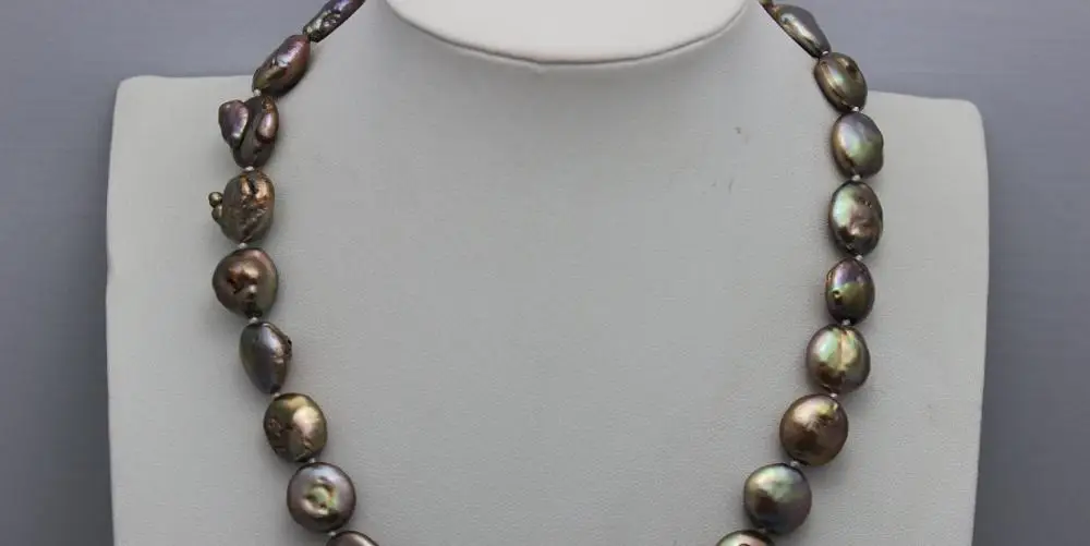 brown coin Freshwater pearl necklace 17"No Stone Strand/String"Handmade"Alloy a(5.18)
brown coin Freshwater pearl necklace 17"No Stone Strand/String"Handmade"Alloy a(5.18)