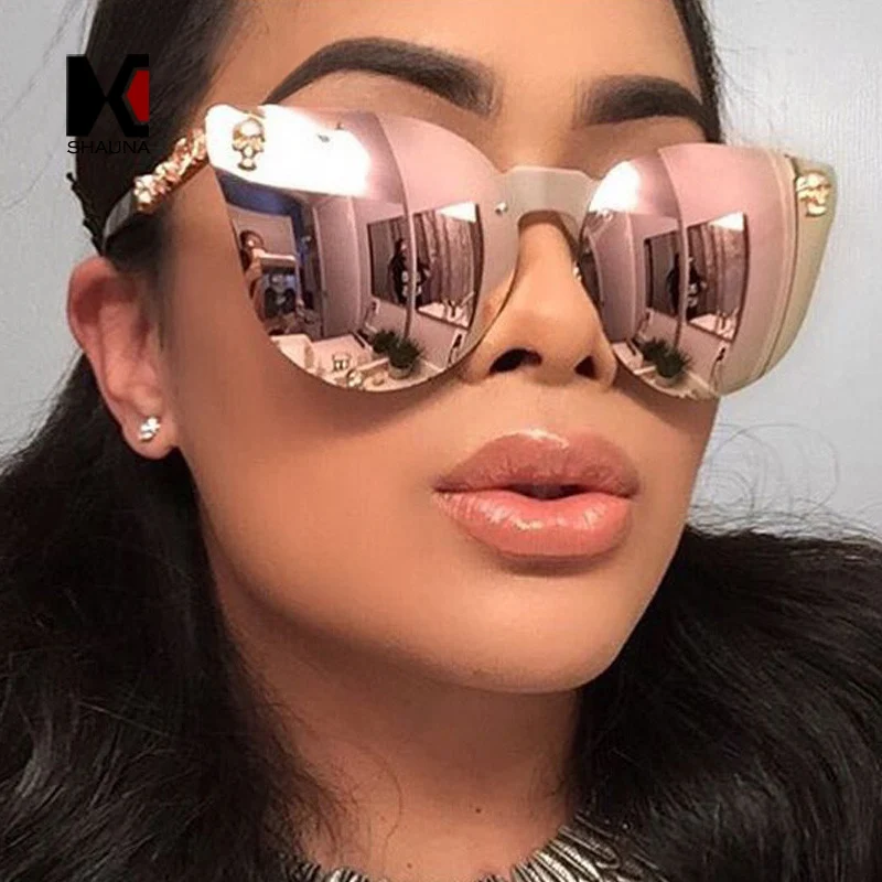 SHAUNA Cool Gothic Sunglasses Crystal Skull Women Steampunk Sunglasses Retro Men Punk Shades UV400
SHAUNA Cool Gothic Sunglasses Crystal Skull Women Steampunk Sunglasses Retro Men Punk Shades UV400