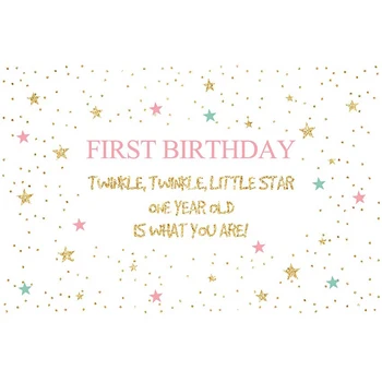 Colorwonder Twinkle Twinkle Stars with Colorful Stars and Golden Dots 7x5ft White Backdrop for Baby First Birthday Party Decor
Colorwonder Twinkle Twinkle Stars with Colorful Stars and Golden Dots 7x5ft White Backdrop for Baby First Birthday Party Decor
