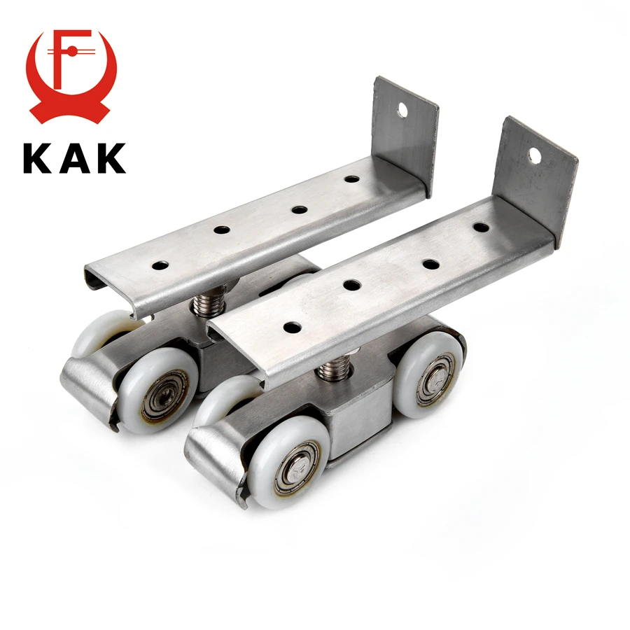 KAK Zinc Alloy Sliding Door Rollers 50KG Bedroom Wood Door Hanging Wheels Meeting Room Wardrobe Door Roller Wheels For Furniture
KAK Zinc Alloy Sliding Door Rollers 50KG Bedroom Wood Door Hanging Wheels Meeting Room Wardrobe Door Roller Wheels For Furniture