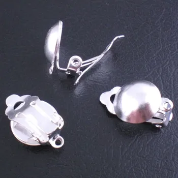 250Pcs Silver Plated Copper Earring Clip Jewelry DIY Making Findings Component 12x14mm
250Pcs Silver Plated Copper Earring Clip Jewelry DIY Making Findings Component 12x14mm