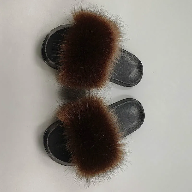 Fur Slippers Women Real Fox Fur Slides Home Furry Flat Sandals Female Cute Fluffy House Shoes Woman Brand Luxury 2019
Fur Slippers Women Real Fox Fur Slides Home Furry Flat Sandals Female Cute Fluffy House Shoes Woman Brand Luxury 2019