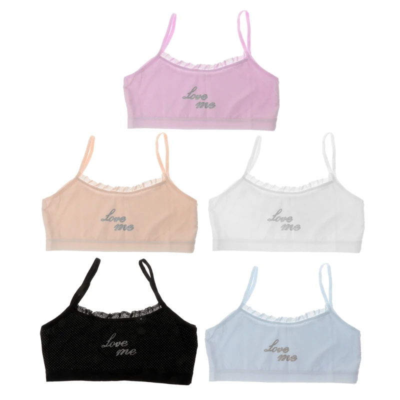 Young Girls Cotton Camisoles Girl Underwear Printing Lace vest Top For Teens Training camisole
Young Girls Cotton Camisoles Girl Underwear Printing Lace vest Top For Teens Training camisole