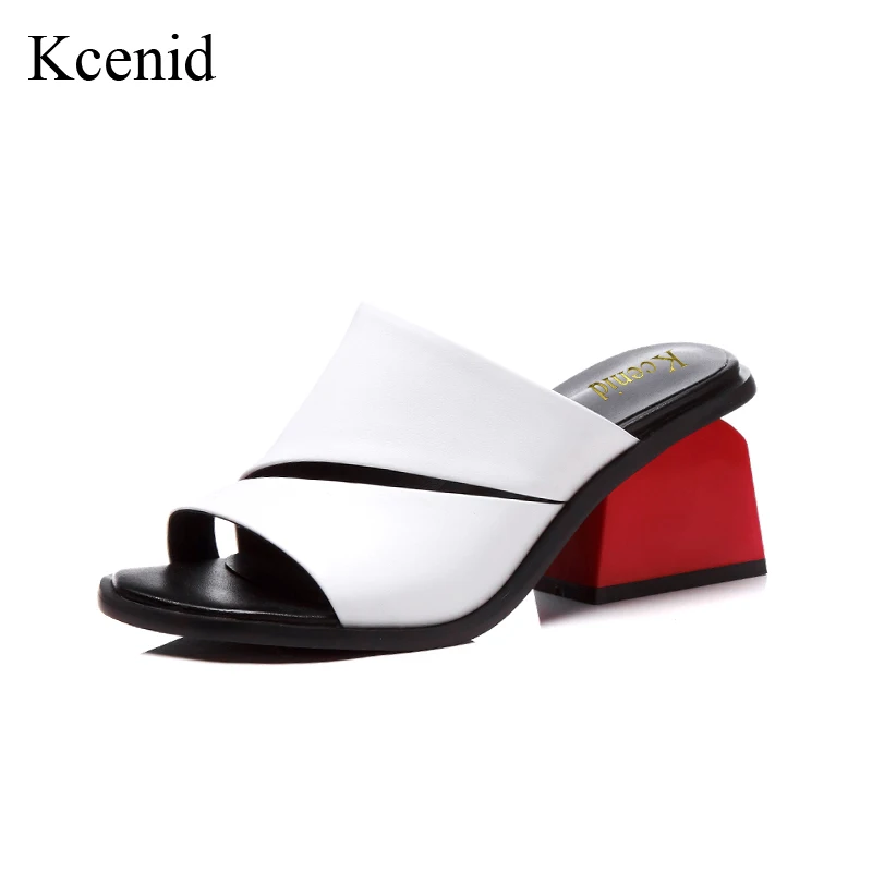 Kcenid 2018 New fashion open toe slip on women sandals red high heels mixed colors summer causal shoes genuine leather slipper
Kcenid 2018 New fashion open toe slip on women sandals red high heels mixed colors summer causal shoes genuine leather slipper