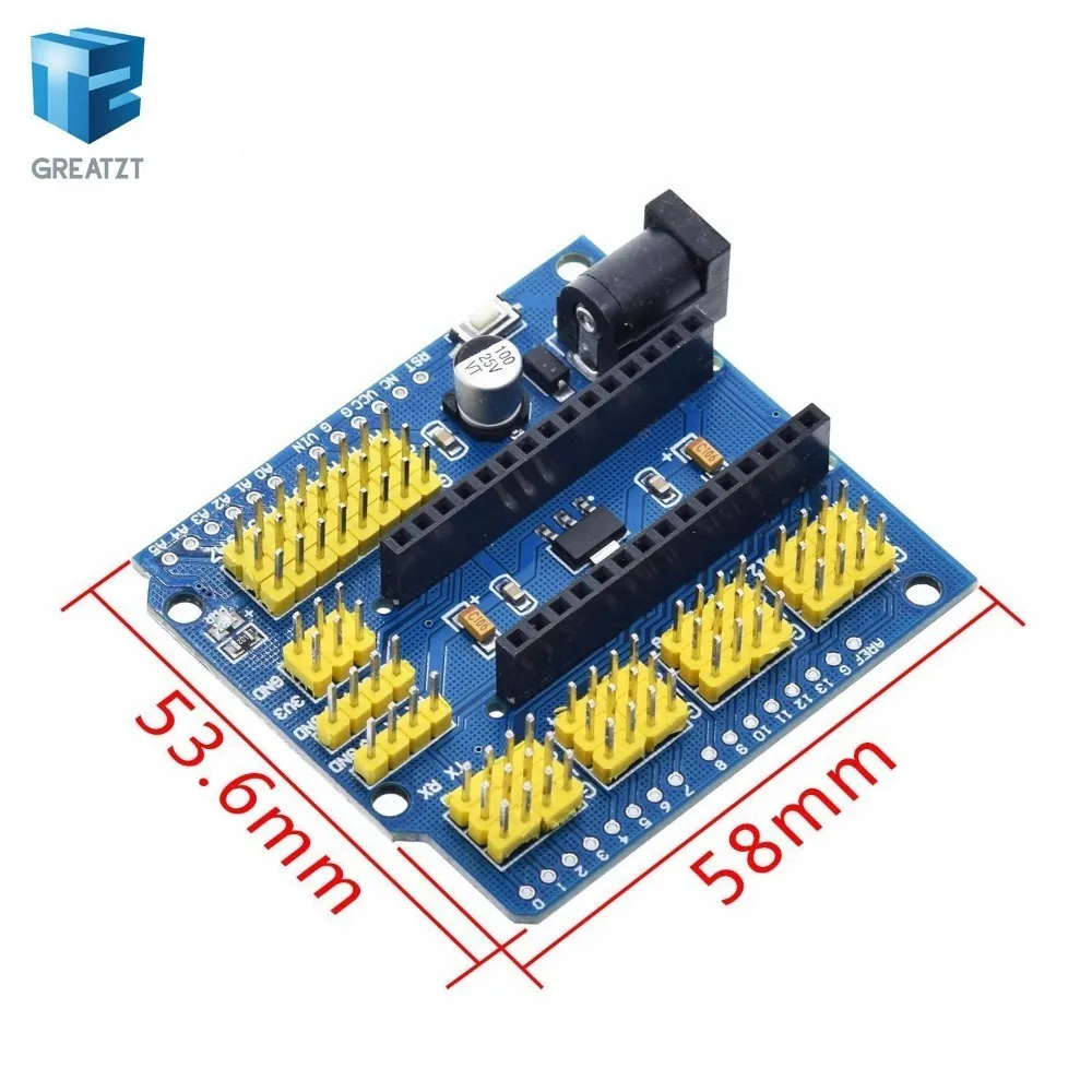 NANO V3.0 Adapter Prototype Shield and UNO multi-purpose expansion board FOR arduino
NANO V3.0 Adapter Prototype Shield and UNO multi-purpose expansion board FOR arduino
