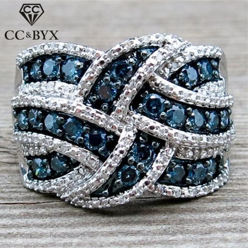 CC Hyperbole Rings For Women And Men Blue Cubic Zirconia Luxury Bridegroom Wedding Engagement Ring Drop Shipping CC2198
CC Hyperbole Rings For Women And Men Blue Cubic Zirconia Luxury Bridegroom Wedding Engagement Ring Drop Shipping CC2198